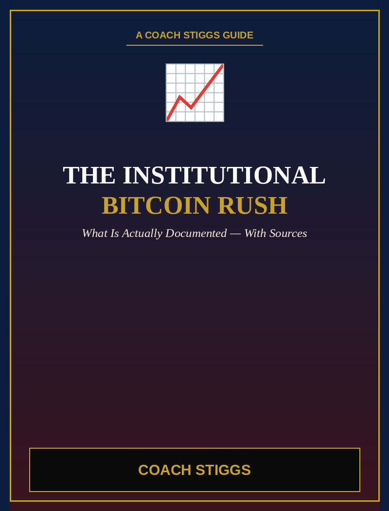 The Institutional Bitcoin Rush
