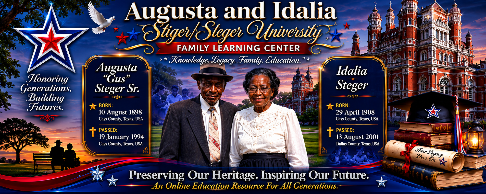 Stiger/Steger University — Free Family Learning Center